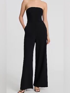 Express Strapless Black Jumpsuit